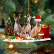 Greyhound Christmas Ornament 6