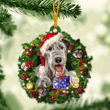 Irish Wolfhound Christmas Ornament