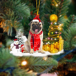 Pug Christmas Ornament 10