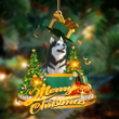 Siberian Husky Christmas Ornament 4