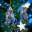Back The Blue Christmas Ornament