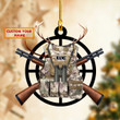 Personalized Hunting Christmas Ornament