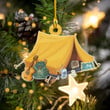 Camping Tent Christmas Ornament