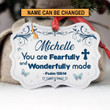 Special Personalized Christian Aluminium Ornament - You Are Fearfully And Wonderfully Made