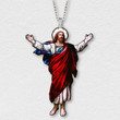 Jesus In Red Christmas Ornament