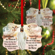 Christmas In Heaven - Loving Angels And Jesus Aluminium Ornament