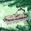 Pontoon Boat Christmas Ornament