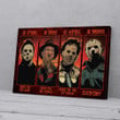 Horror Movies Halloween Canvas Wall Decor Be Strong When You Are Weak