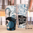 Personalized Nightmare Before Christmas Tumbler Jack Sally Love Couple