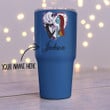 Personalized Nightmare Before Christmas Tumbler Jack Sally Lover Couple Heart