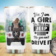 Personalized Jeep Girl Tumbler Yes I Am A Girl Yes This Is My Jeep