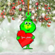 Personalized Grinch Christmas Ornament