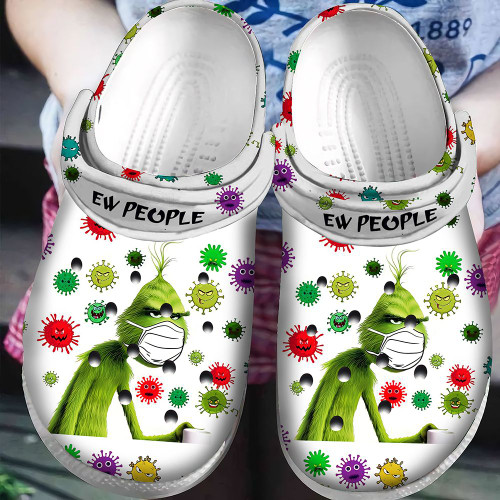 Ew People The Grinch Crocs Classic Clogs Shoes PANCR0355