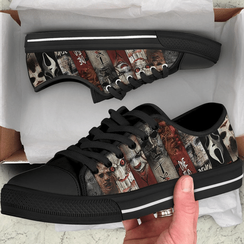 Horror Movies Halloween Low Top Shoes PANLTS0015