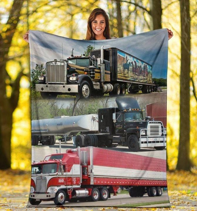 3 Trucks Trucker Fleece Blanket PANBL0014