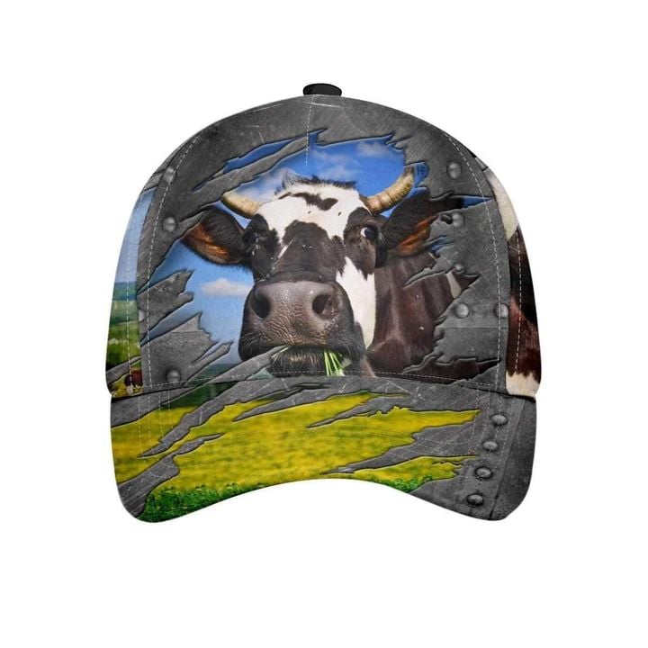 A Cow On Grass Field Classic Cap