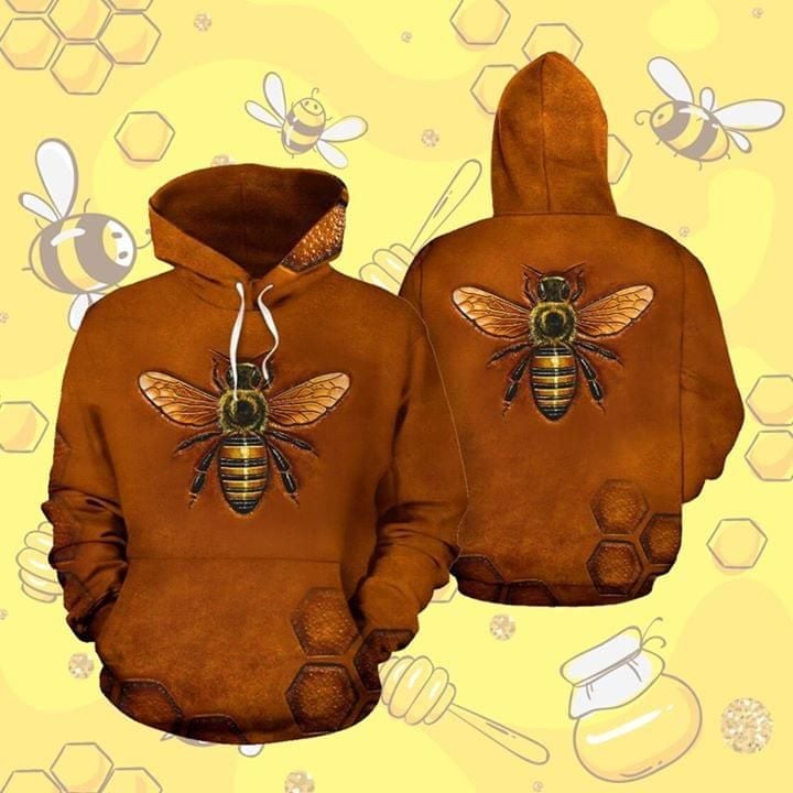 Bee Brown 3D Hoodie