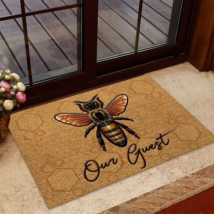 Bee Doormat Our Guest