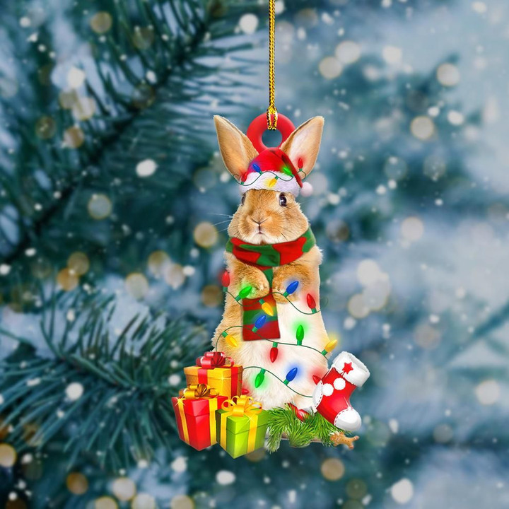 Rabbit Light Christmas Shape Ornament PANORPG0221