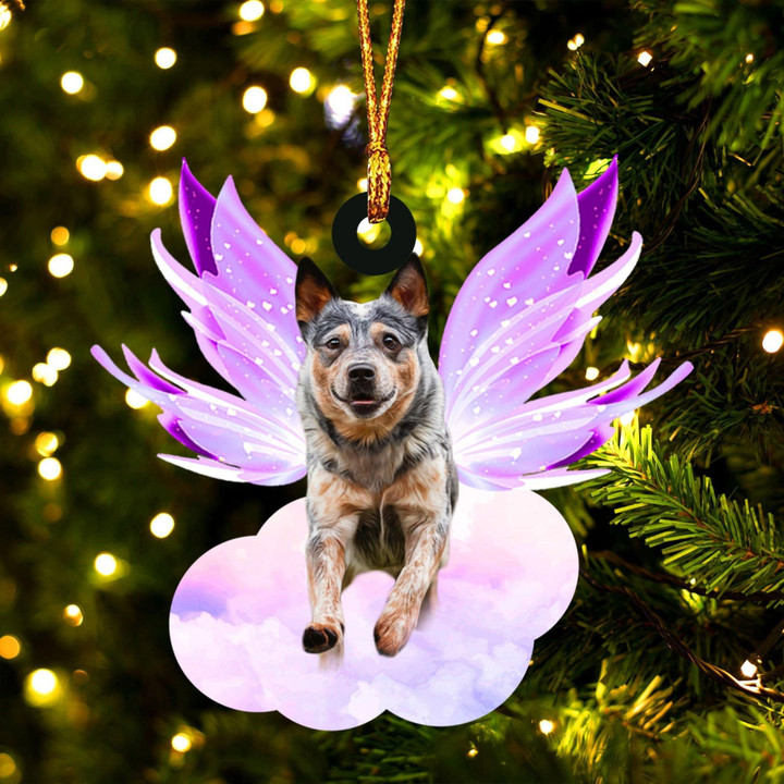Heeler and wings gift for her gift for him gift for Heeler lover ornament
