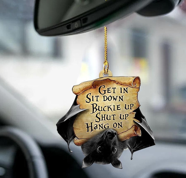 Bat get in gift for bat lover two sided ornament cus2