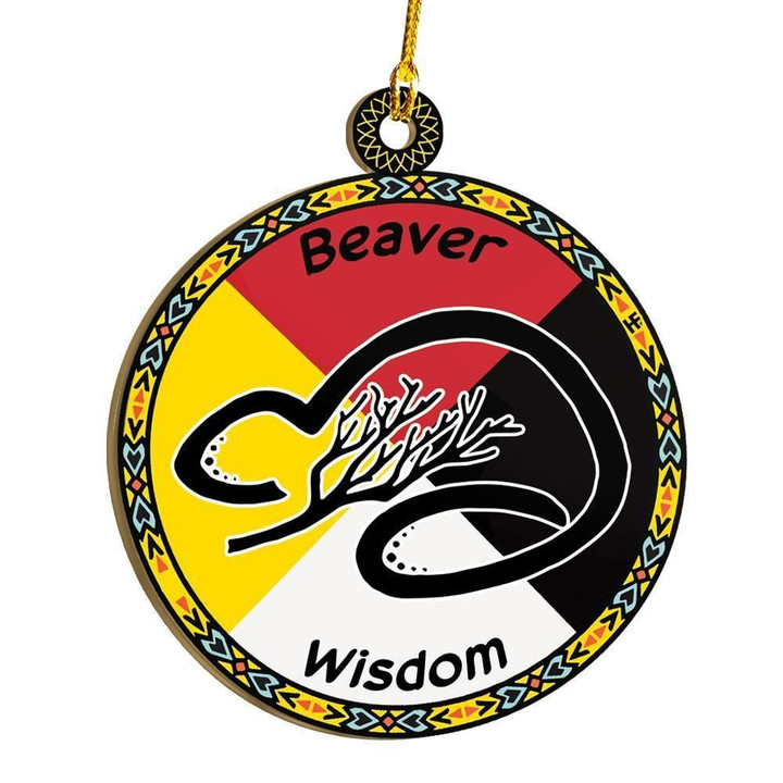 Beaver Wisdom Ornament