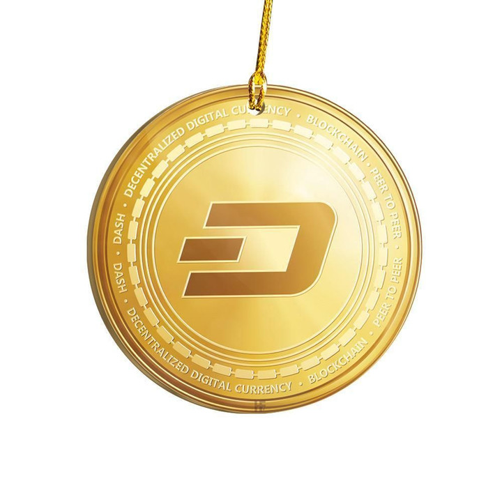 Dash Cryptocurrency Ornament
