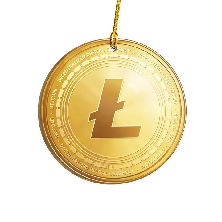 Litecoin Cryptocurrency Ornament