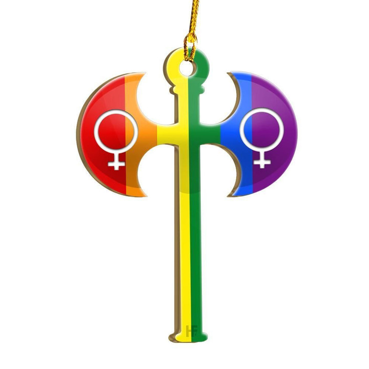 LGBT Labrys Ornament