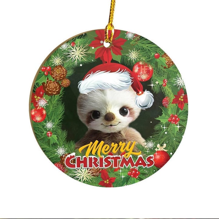 Baby Sloth Ornament