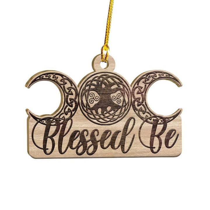Wicca Blessed Be V2 Ornament