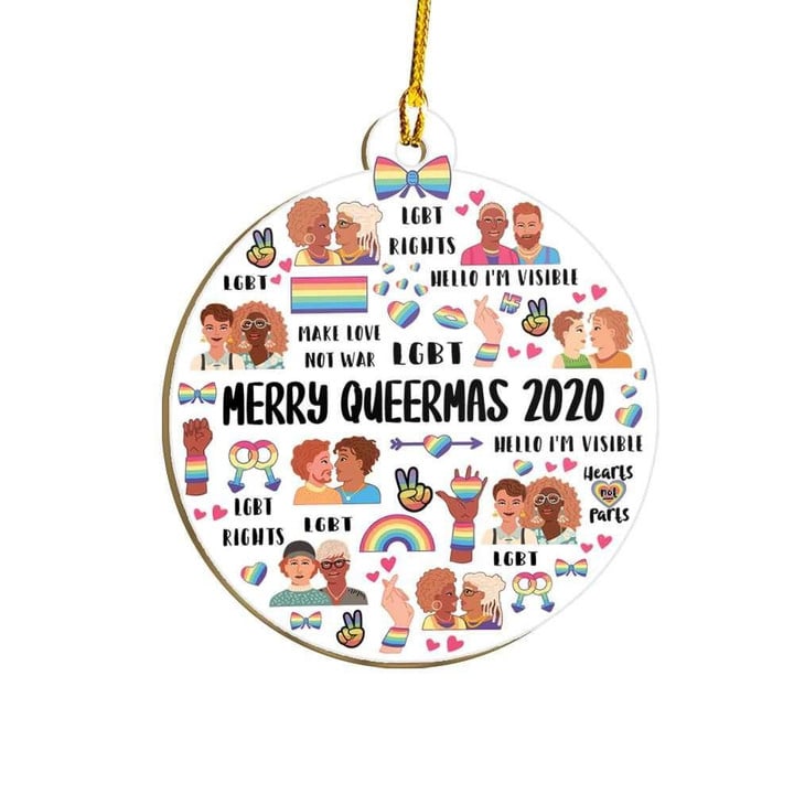 LGBT Merry Queermas Ornament