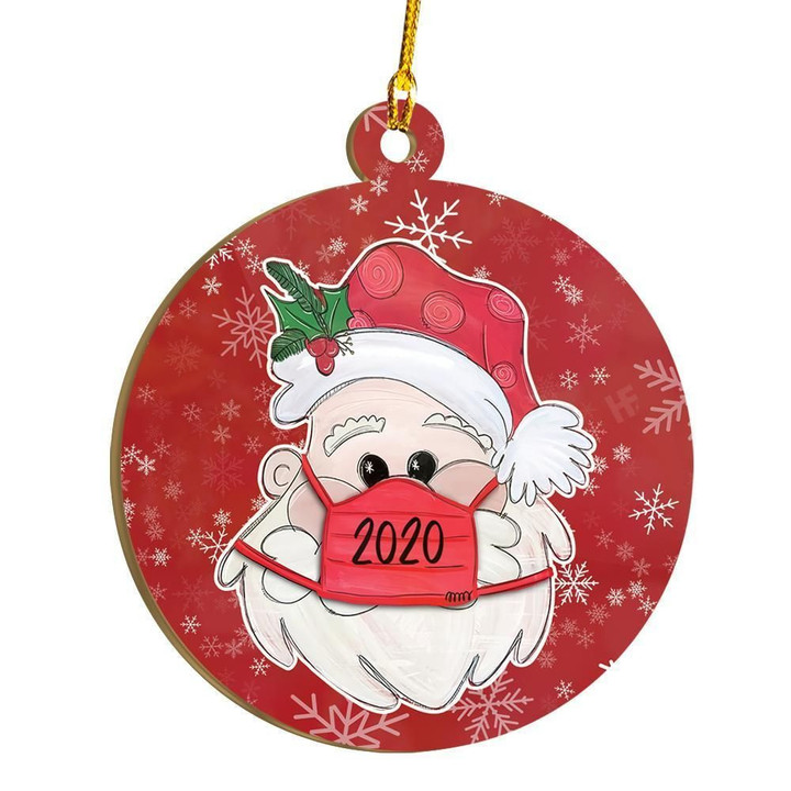 Merry Christmas FM Santa Claus Ornament