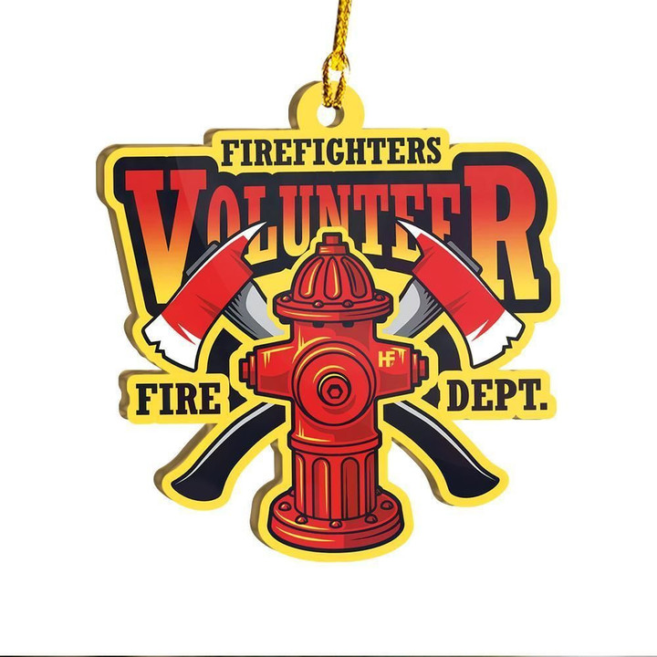Firefighter Volunteer Ornament