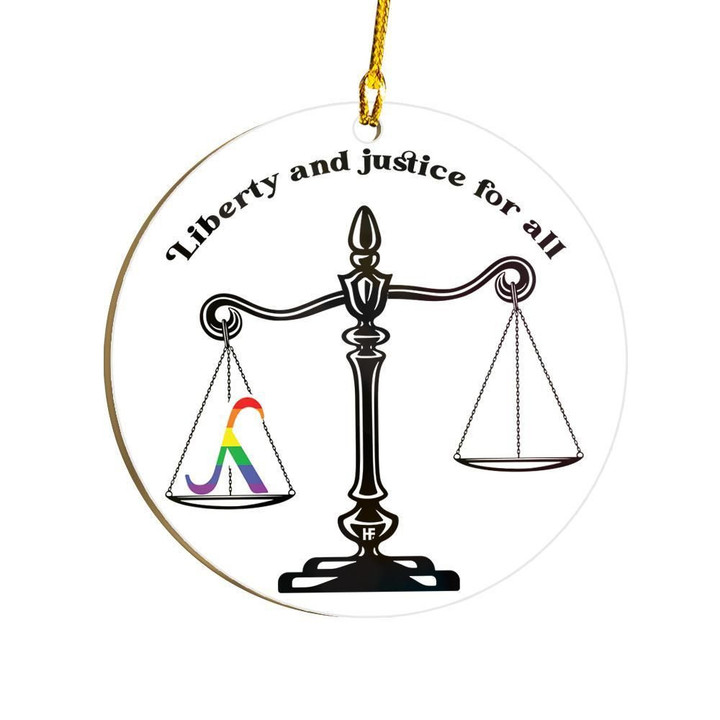 LGBT Law And Justice Ornament