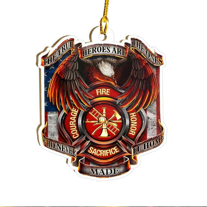 The True Heroes Firefighter Ornament