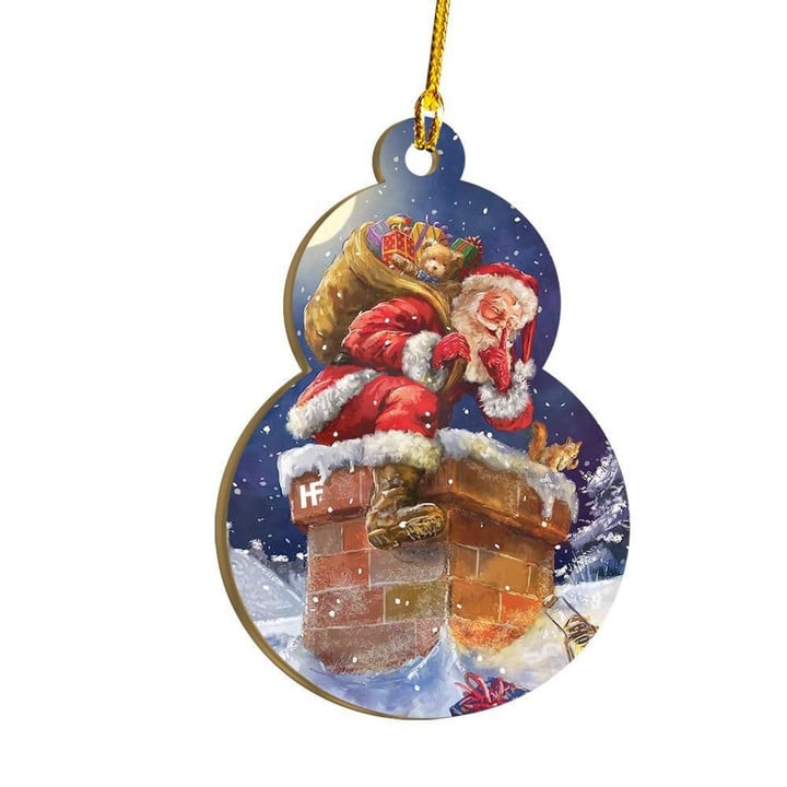 Merry Christmas Santa Claus Art 1 Ornament