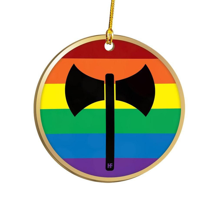 LGBT Labrys Flag Ornament