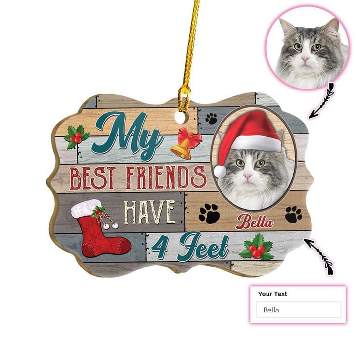 Best Pet Personalized Circle Custom Ornament