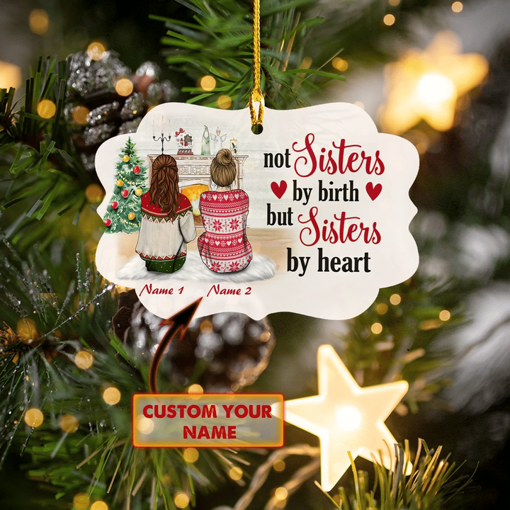 Personalized Sister Christmas Ornament