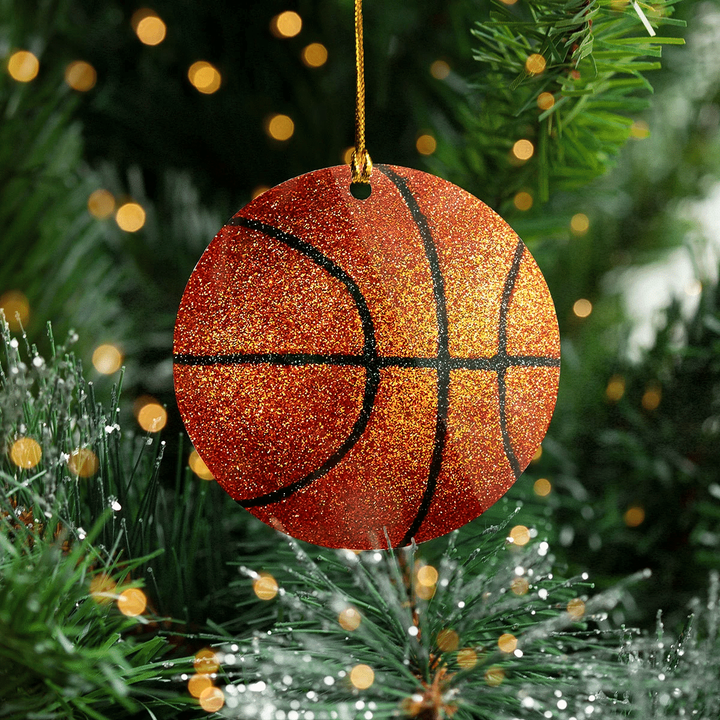 Basketball Christmas Ornament