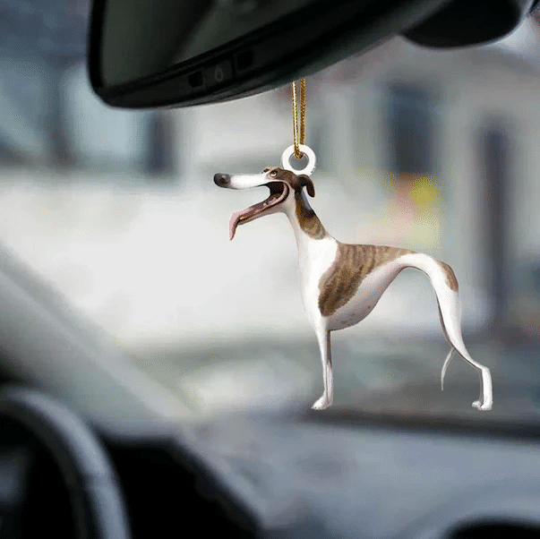 Greyhound Christmas Ornament 7