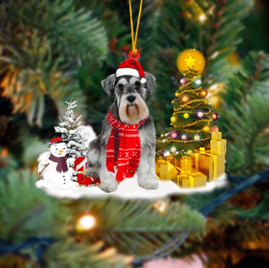 Schnauzer Christmas Ornament 4