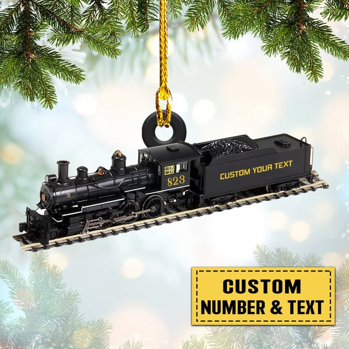 Personalized Railroader Christmas Ornament