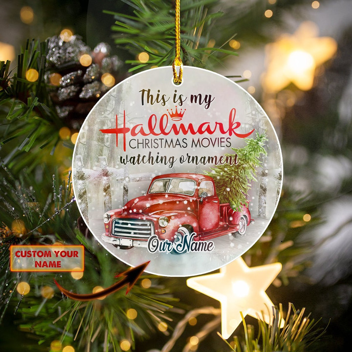 Personalized My Hallmark Christmas Movies Christmas Ornament