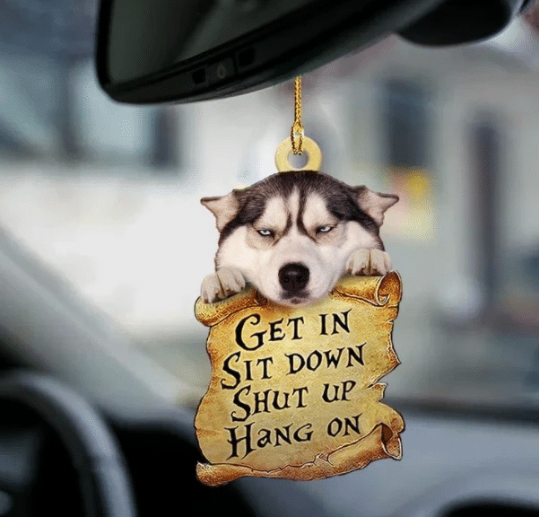 Siberian Husky Lover Two Sided Ornament