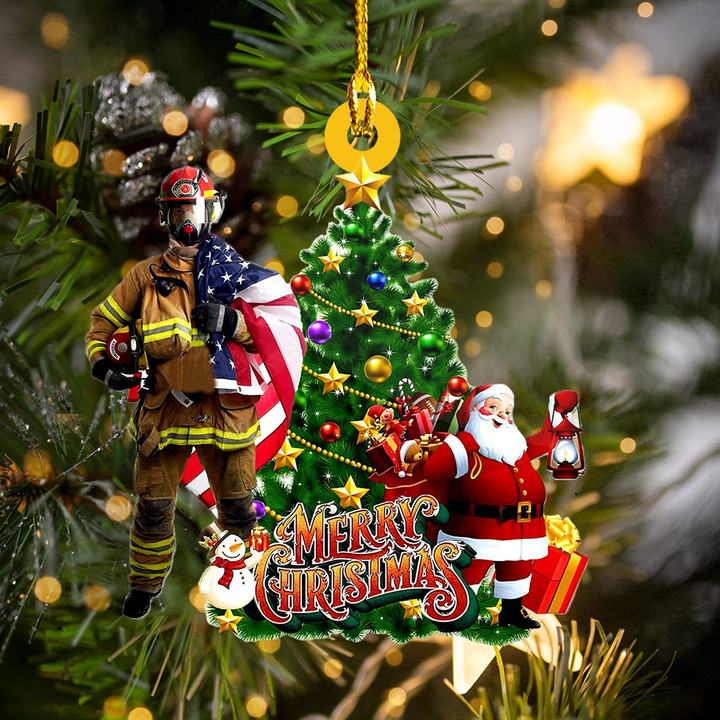 Firefighter Christmas Ornament