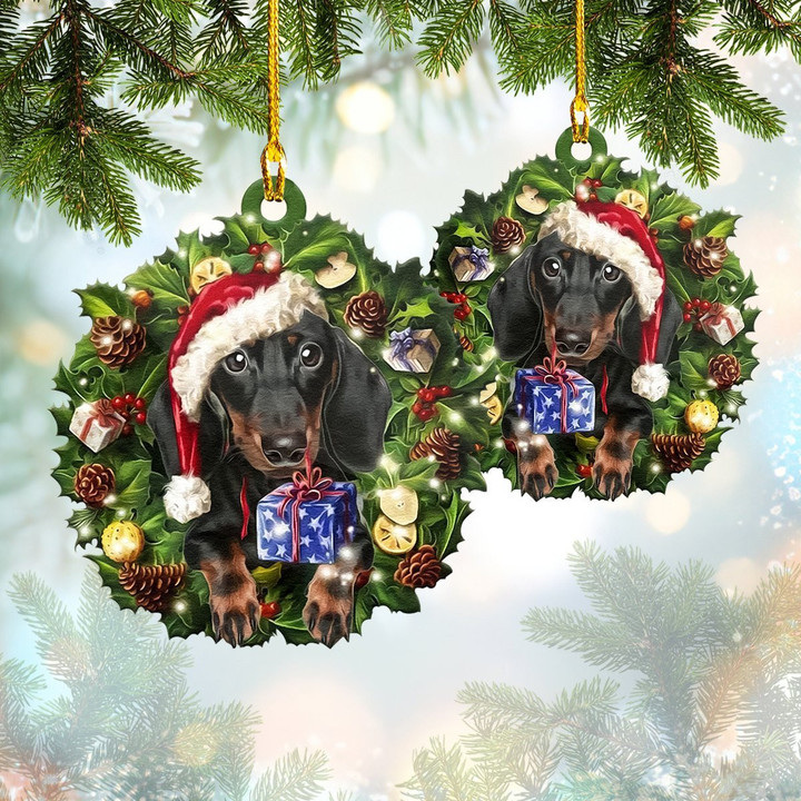 Dachshund Christmas Ornament