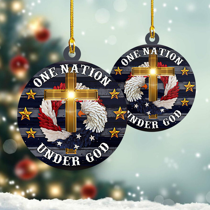 One Nation Under God Christmas Ornament
