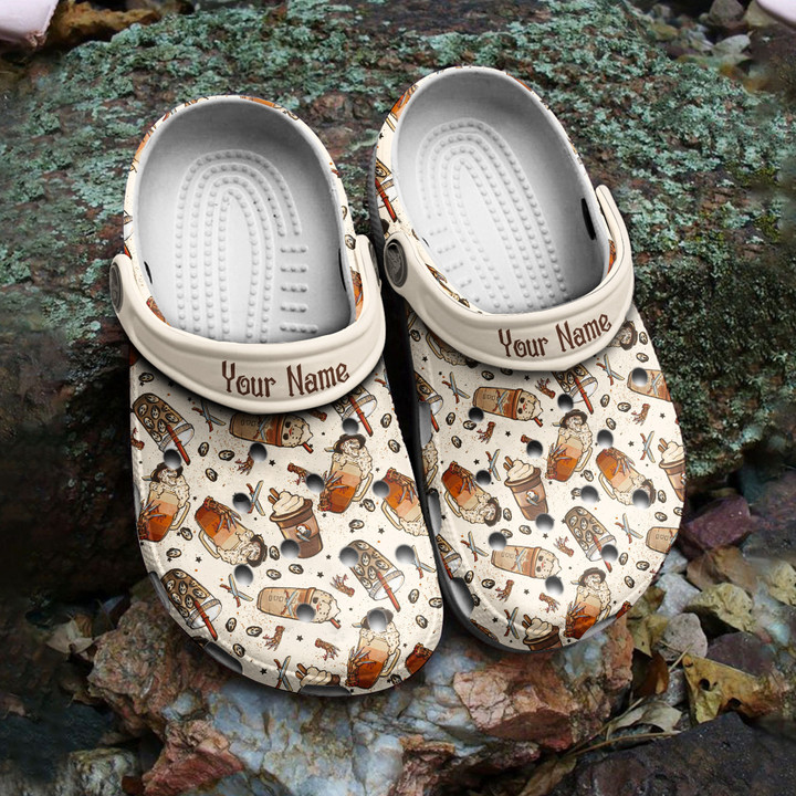 Personalized Horror Movies Coffee Crocs Classic Clog Shoes